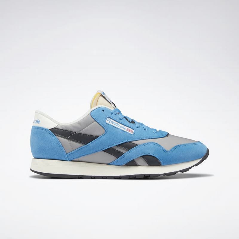 Tenisi Reebok Classic Nylon Barbati Albastri/Gri Romania SR5311SJ